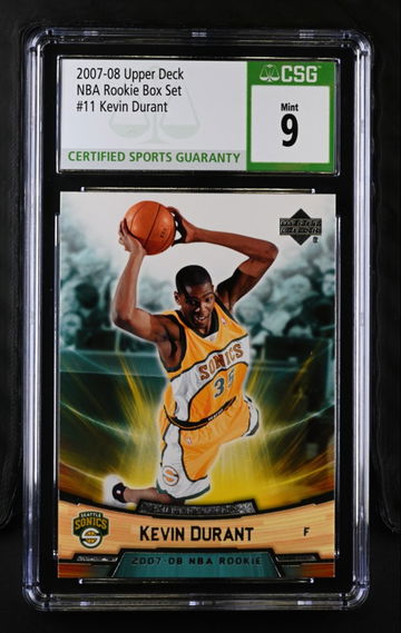 2007 UPPER DECK KEVIN DURANT ROOKIE 