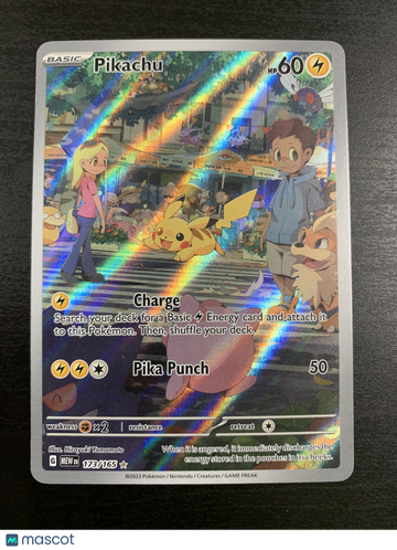 2023 Scarlet & Violet 151 Pikachu Holo Secret Rare #173/165