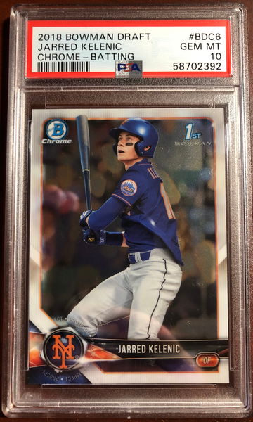 2018 Bowman Draft Jarred Kelenic Chrome 1st Bowman