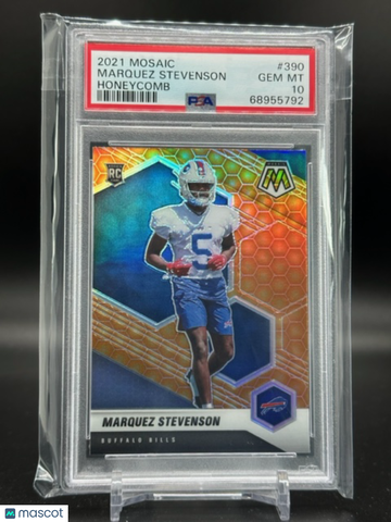 2021 Mosaic Honeycomb Marquez Stevenson #390 PSA 10