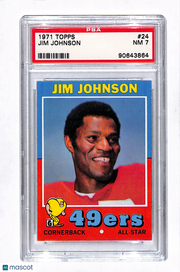 1971 Topps Jim Johnson #24 PSA 7