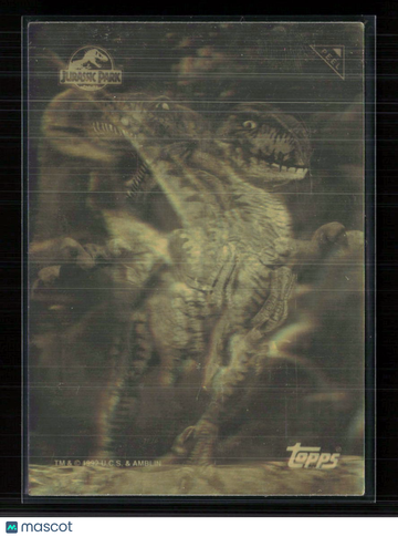 1993 Topps Jurassic Park Action Holograms Action Hologram #4 of 4