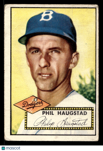 1952 Topps Phil Haugstad #198 RC