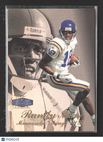 1998 Flair Showcase Randy Moss #SEC 2 ROW 3 SEAT 5