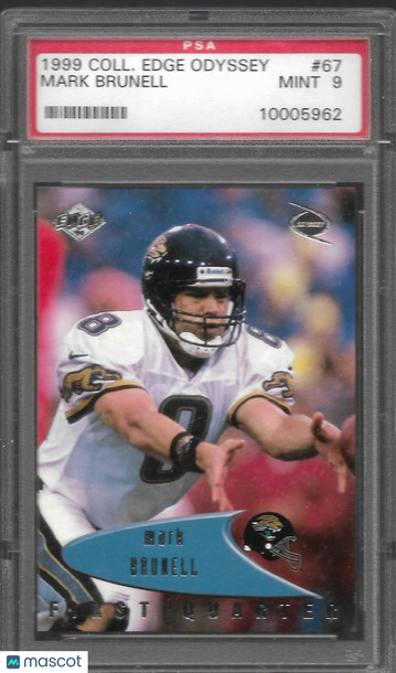 1999 Collector's Edge Odyssey Mark Brunell #67 PSA 9