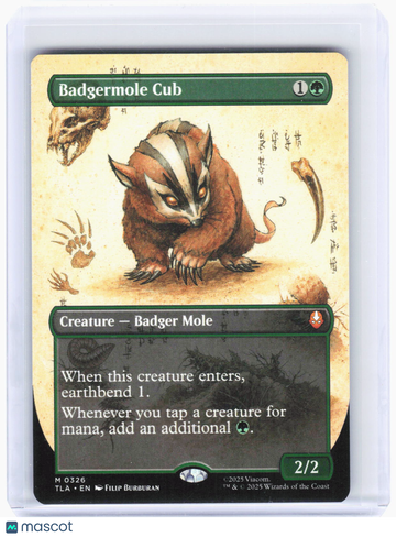 Avatar: The Last Airbender Badgermole Cub (Borderless) Non-Foil Mythic #326