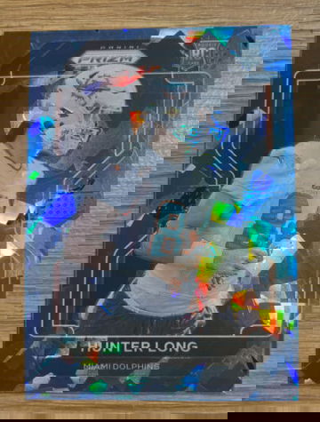 2021 Panini Prizm Rookie Blue Ice Prizm /99 Hunter Long #414 Rookie RC