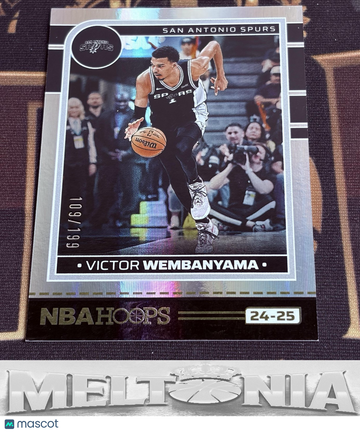 2024-25 Hoops Victor Wembanyama #165 Premium Box Set SN