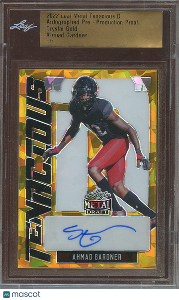 2022 Leaf Metal Ahmad Gardner Ahmad Sauce Gardner Gold Rookie Leaf