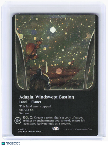 Edge of Eternities Adagia, Windswept Bastion (Borderless)(Galaxy Foil) Foil Mythic #372