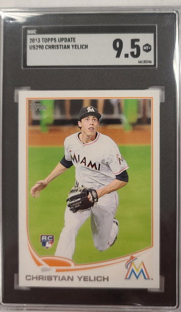 Christian Yelich 2013 Topps Update SGC 9.5
