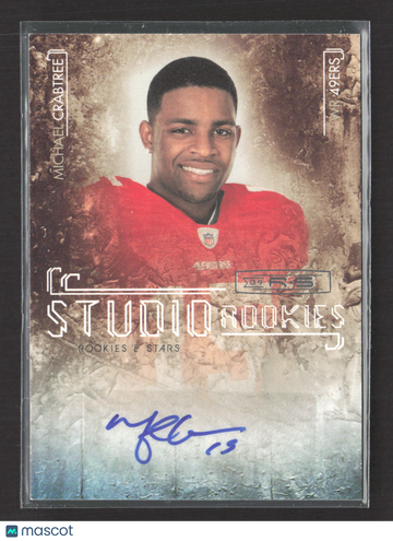 2009 Donruss Rookies & Stars Studio Rookies Michael Crabtree #5