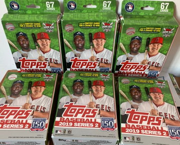 2019 Topps Series 2 Hanger Box (LOT of 6)