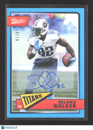 2018 Panini Classics Delanie Walker #97 Blue /10