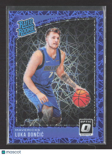 2019 Panini Donruss Optic Luka Dončić #177 Blue Velocity