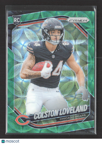 2025 Panini Prizm Colston Loveland #319 Green RC