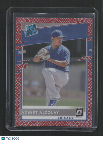 2020 DONRUSS OPTIC BASEBALL ADBERT ALZOLAY #87 RC,SN,/88