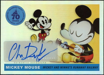 2025 Topps Disneyland 70th Mickey Mouse Chris Diamantopoulos Autograph