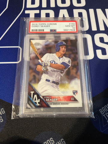 2016 topps chrome Cory Seager psa 10