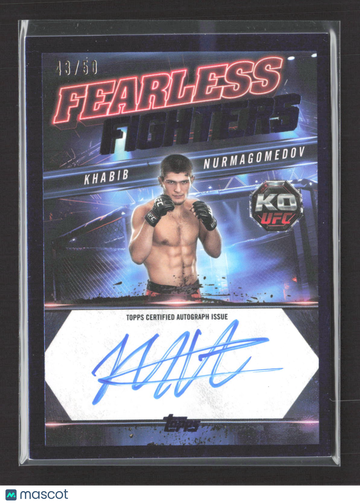 2025 Topps Knockout UFC Fearless Fighters Khabib Nurmagomedov #FF-KN /50