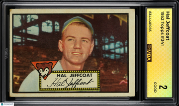 1952 Topps Hal Jeffcoat #341 MBA 2