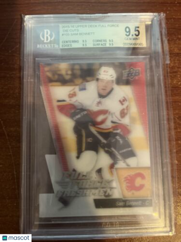 2015-16 Upper Deck Full Force Sam Bennett #103 Rookie BGS 9.5