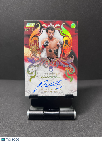 2025 Topps Royalty Payton Talbott Pursuit of Greatness Auto /10 RC