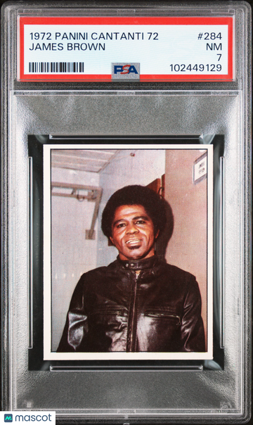 1972 Panini Cantanti 72 James Brown #284 PSA 7