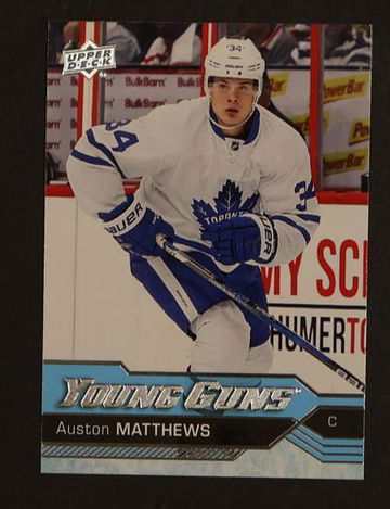 2016 Upper Deck Series 1 Young Guns Auston Matthews #201 RC