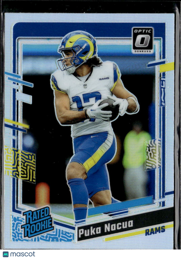Puka Nacua 2023 Panini Donruss Optic Los Angeles Rams