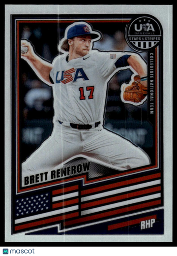 2026 Panini Stars & Stripes Prizm USA Baseball Brett Renfrow #18