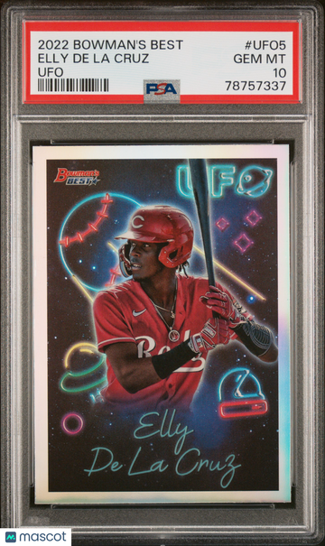 2022 Bowman's Best Bowman Ufo Elly De La Cruz #UFO5 PSA 10