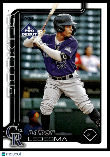 2025 Topps Pro Debut Bairon Ledesma #PD-192