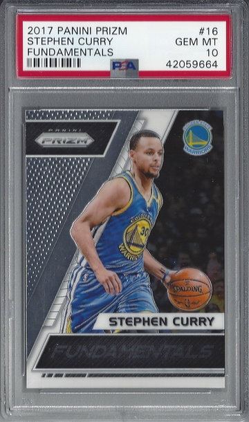 2017 Prizm Fundamentals Stephen Curry PSA 10