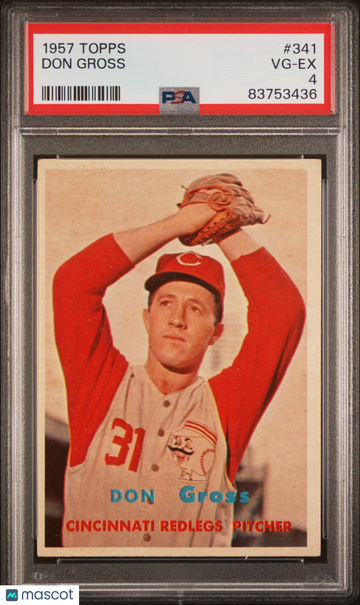 1957 Topps Don Gross #341 PSA 4