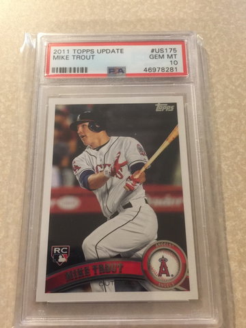 Mike Trout 2011 Topps Update RC 