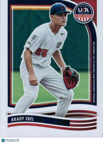 2024 Panini Stars & Stripes USA Baseball Brady Ebel #142