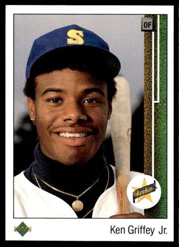 1989 Upper Deck 1 Ken Griffey Jr. Rookie Seattle Mariners