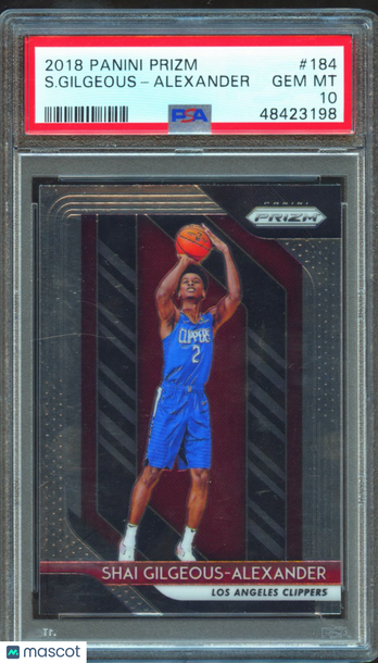 S. Gilgeous-Alexander 2018 Panini Prizm PSA 10