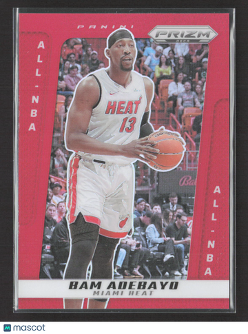 2025 Panini Prizm Deca Bam Adebayo #281 Red