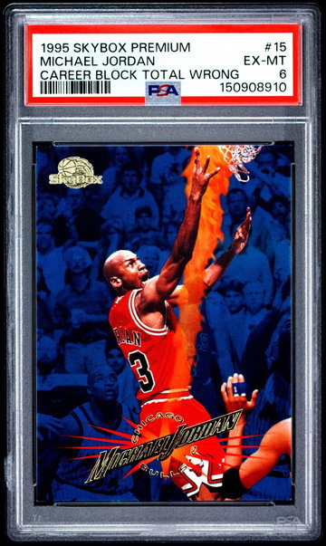 1995 Skybox Premium Michael Jordan #15 PSA 6