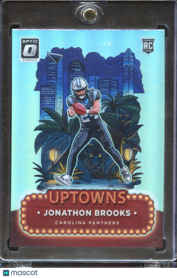 2024 Panini Donruss Optic Uptowns Prizm Jonathon Brooks #13 RC
