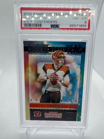 2020 Panini Contenders Joe Burrow Rookie of the Year