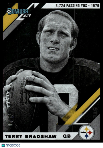 2019 Donruss Terry Bradshaw #218V Season Stat Line SN
