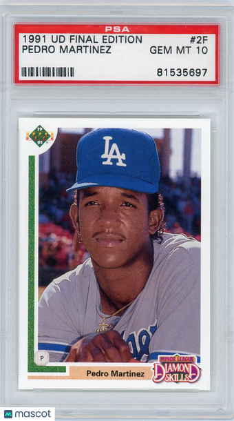 1991 Upper Deck Final Edition Pedro Martinez #2F PSA 10