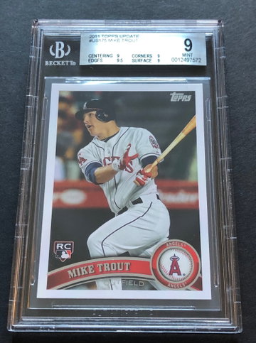 2011 Topps Update Mike Trout #US175 BGS 9
