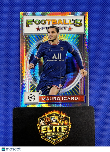 2022 Topps UEFA Champions League Football's Finest Mauro Icardi #69 Hyper Prizm /35