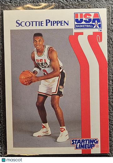 1992 Kenner Starting Lineup USA Basketball Hand Cut Dream Team Scottie Pippen