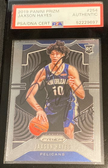 2019 Panini Prizm Jaxson Hayes Authentic Auto