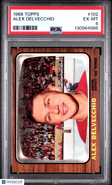 1966 Topps Alex Delvecchio #102 PSA 6